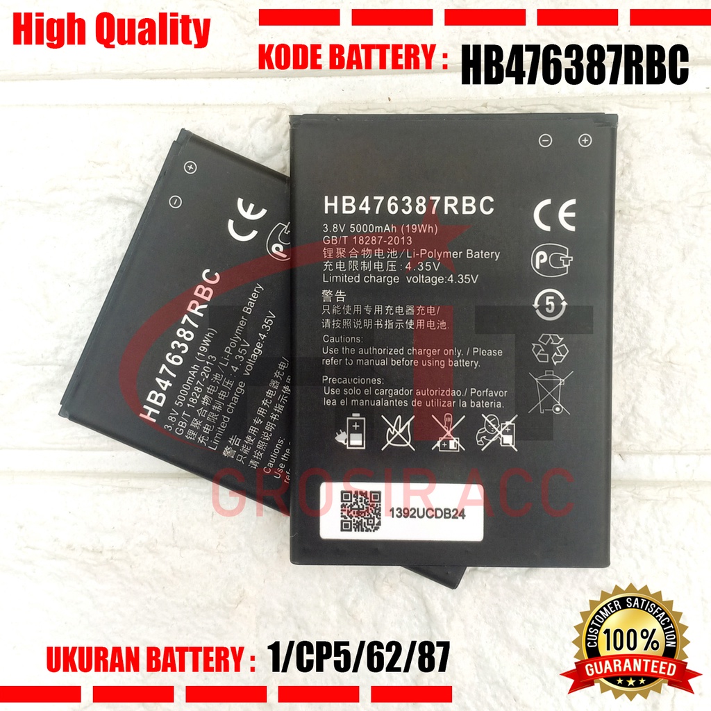 Baterai Battery Huawei Honor 3X G750 / HB476387RBC