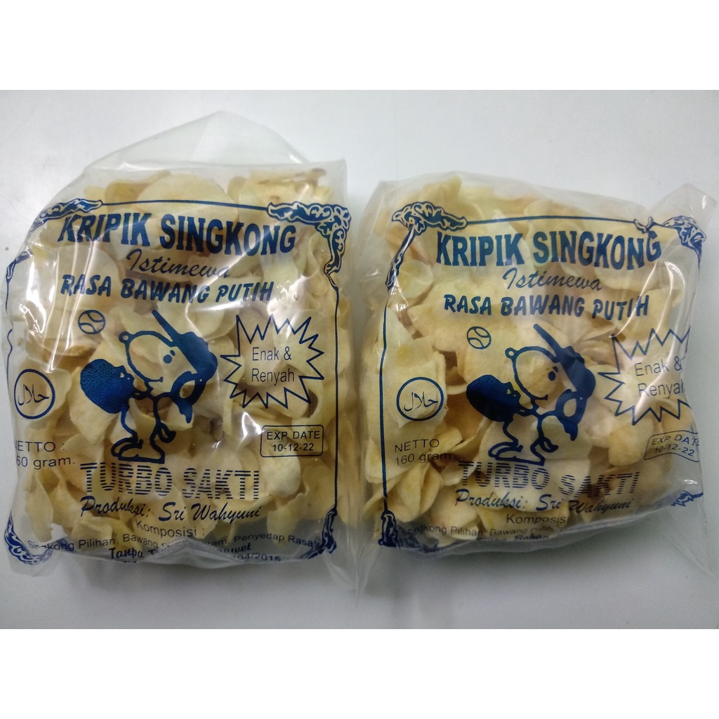 

PROMO Keripik singkong TURBO Enak 160 gram