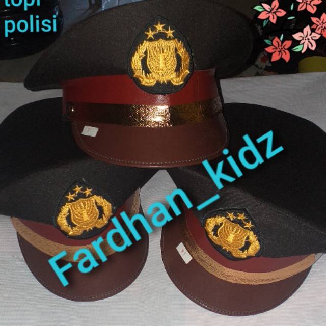 Topi polisi anak tk/SD