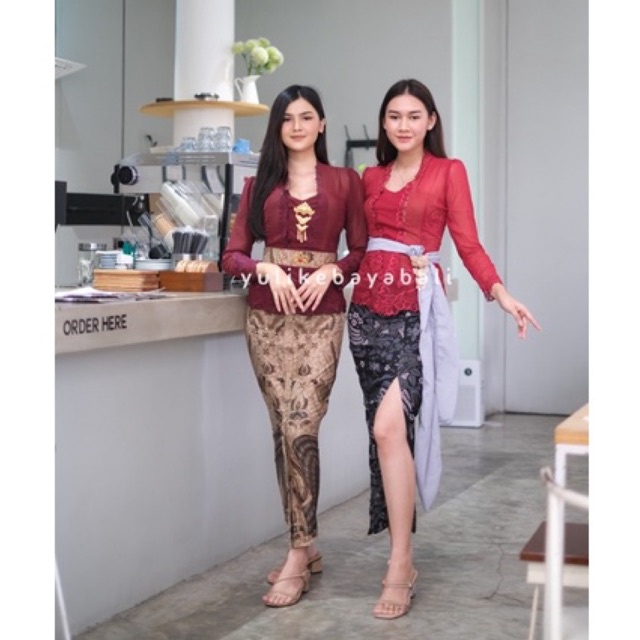 Set Kebaya Bali Bordir Jadi | Kebaya Bordir Premium