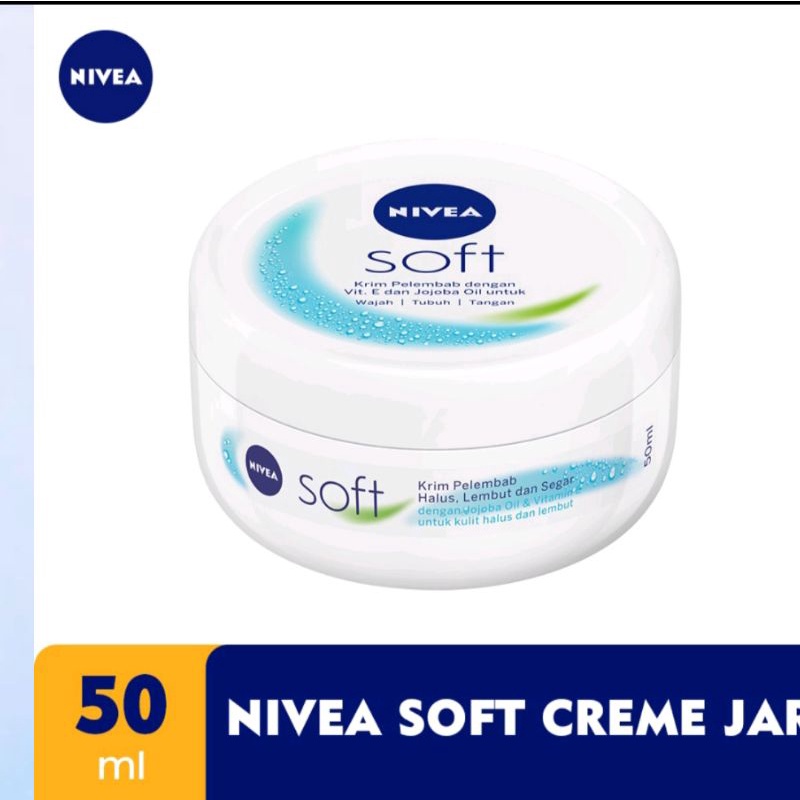 Jual nivea cream soft jar 50ml Shopee Indonesia