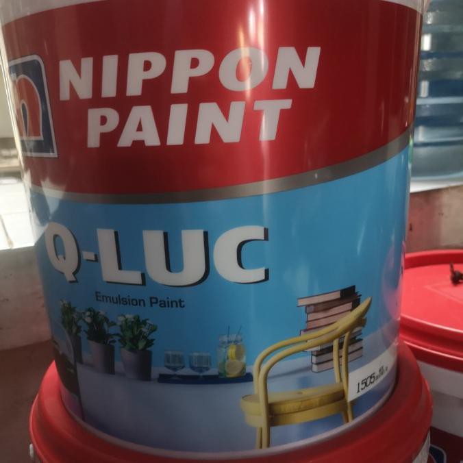 Ready Stock] Cat Tembok Qluc 25 Kg Putih / Pail /Q-Luc 25 Kg / Nippon Paint