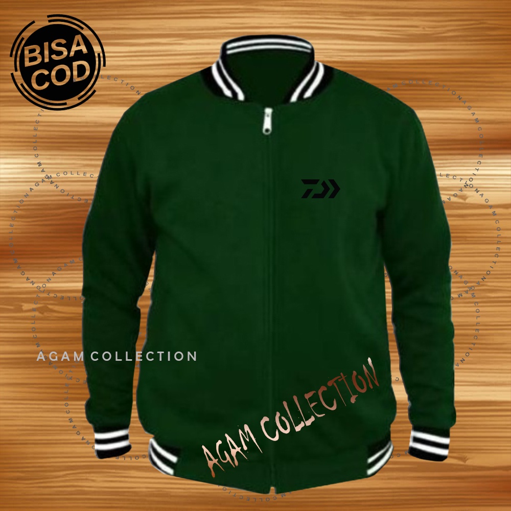 Sweater Varsity Distro Daiw4 Premium Quality Text Hitam Pakaian Pria &amp; Wanita