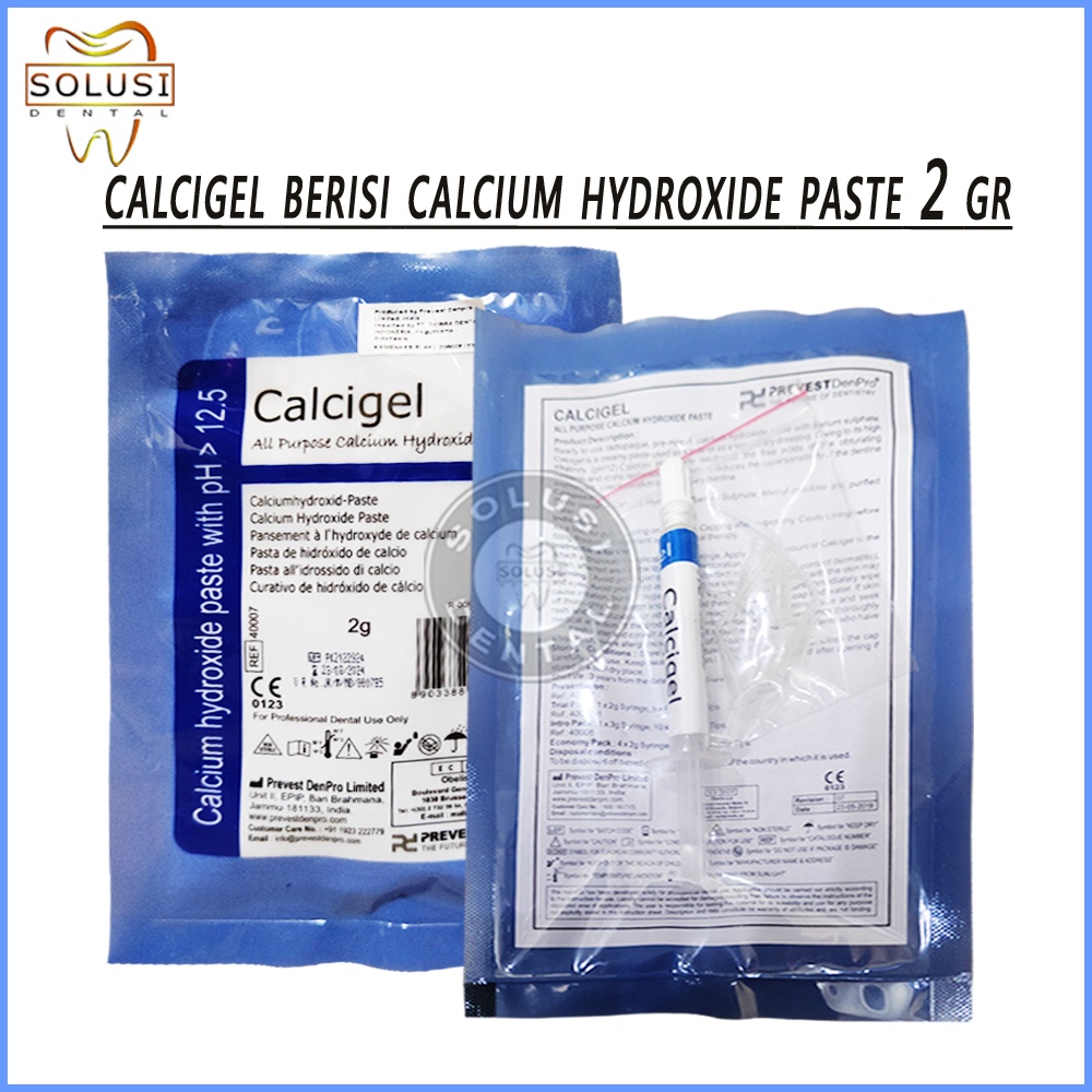 Calcigel/Calcium Hydroxide Paste/Calxyl/Kalsium Hidroksida