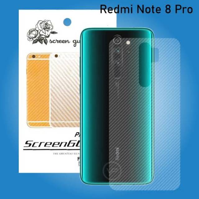 GARSKIN CARBON 3D XIAOMI REDMI NOTE 9 Pro/8 PRO/8A/7/7A/7 PRO/9C/9A - anti gores carbon 3d