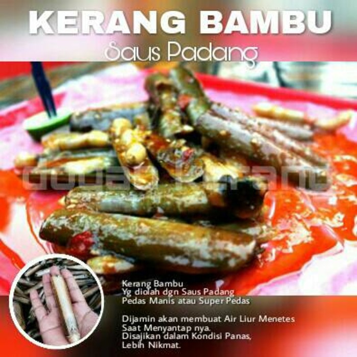 Kerang Bambu Saus Padang