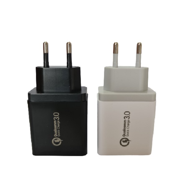Travel Charger HP Casan Handphone USB 18W 18Watt 18 Watt Qualcomm Quick Charge QC 3.0 QC3.0 VINYX