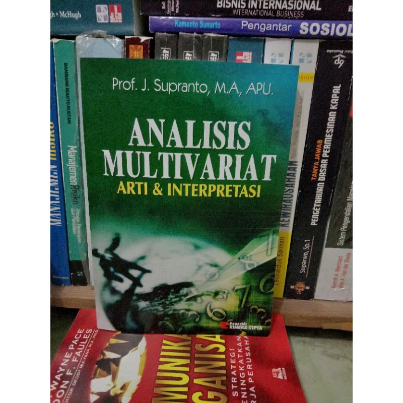 Analisis Multivariat Arti Interpretasi Supranto Shopee Indonesia