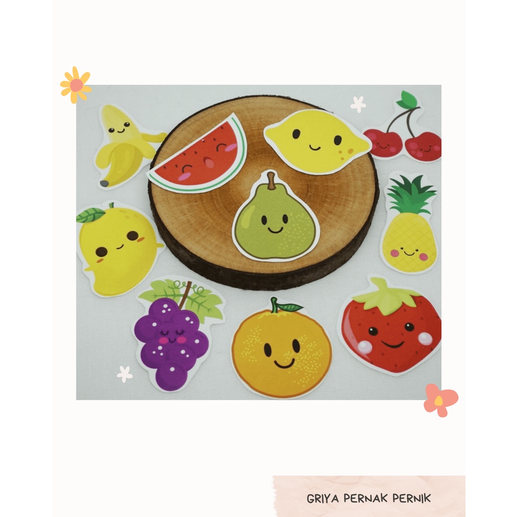 

Pernak Pernik - Stiker Buah Fruit | Stiker Lucu | Stiker Tumblr Hp