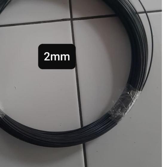 jeruji fiber sangkar burung Hitam ukuran 2mm