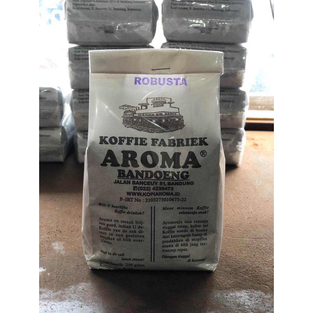 

Kopi AROMA Bandung - Robusta - Koffie Fabriek - 250 Gr