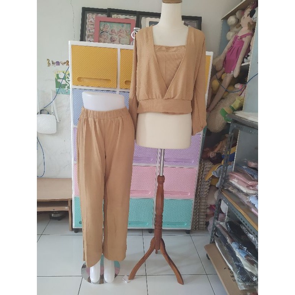 Setelan 3in1 knit by Soira