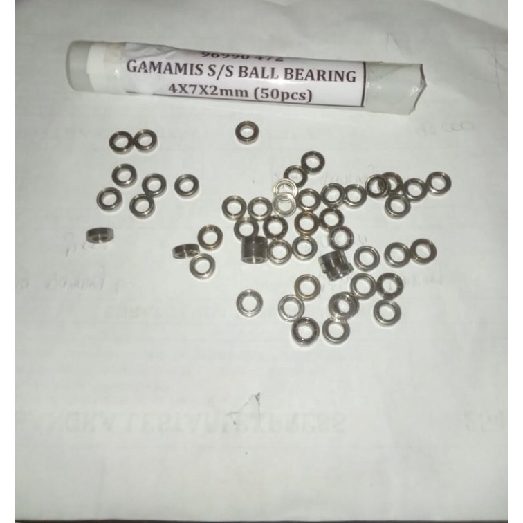 Ball Bearing Ukuran 4x7x2mm