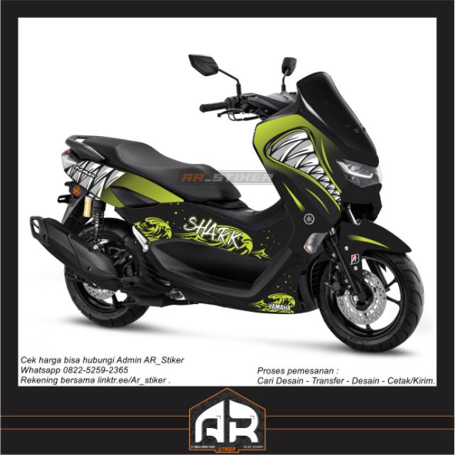 Decal Yamaha Nmax 2020 Shark