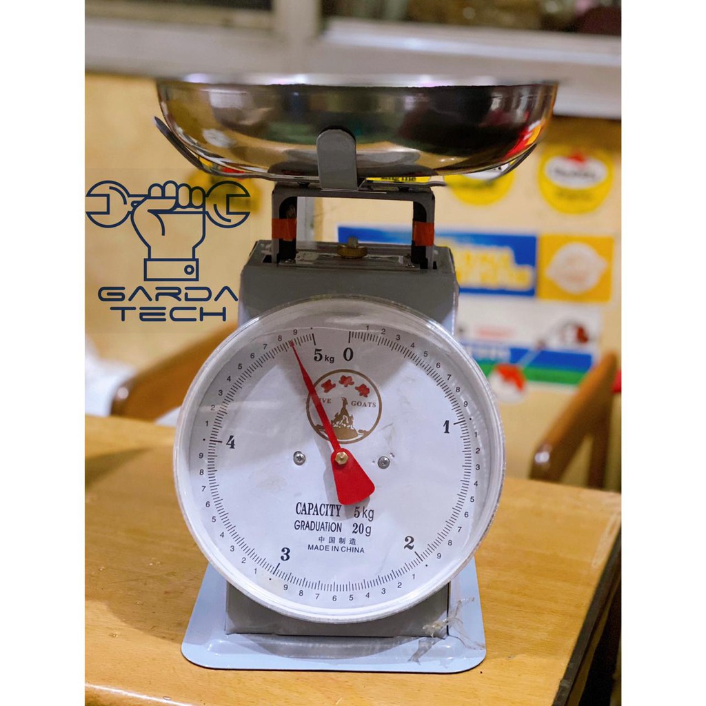 Timbangan Duduk Jarum Spring Scale Five Goats 5 KG