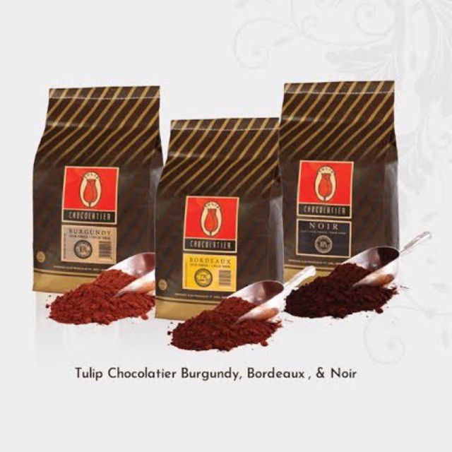 

TULIP COCOA POWDER 2.5KG/ Cokelat-Coklat Bubuk/ Cacao (BORDEAUX, BURGUNDY, NOIR)