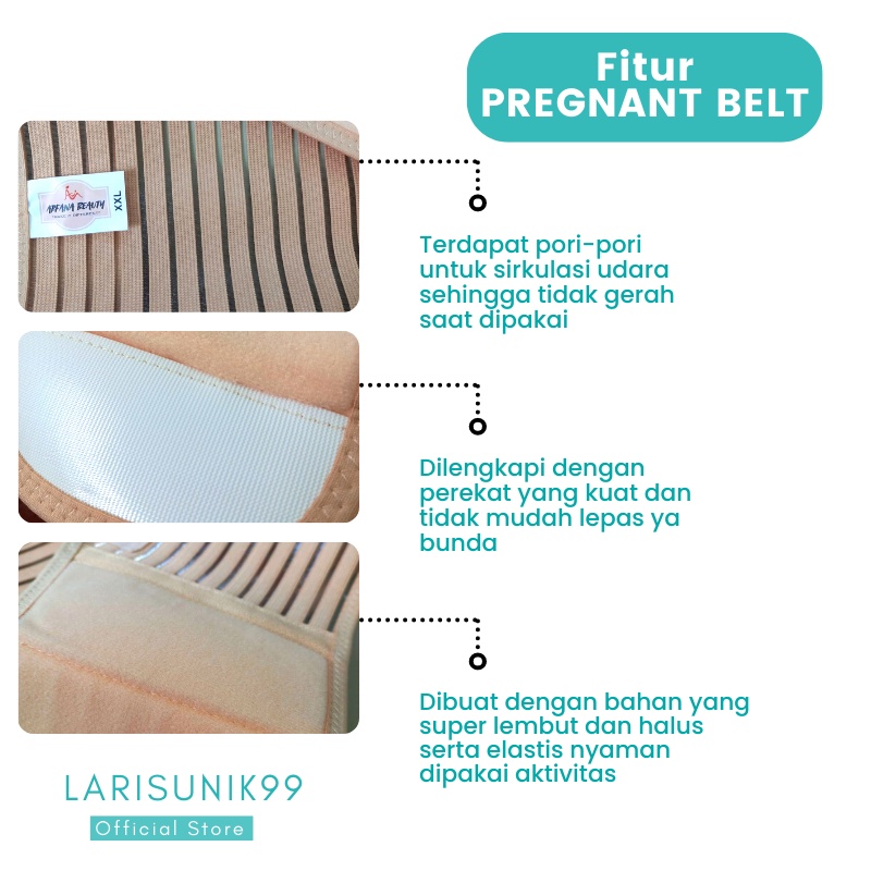 Korset Hamil Korset Penyangga Perut Ibu Hamil Pregnant Band Belt Maternity Back Sabuk Hamil