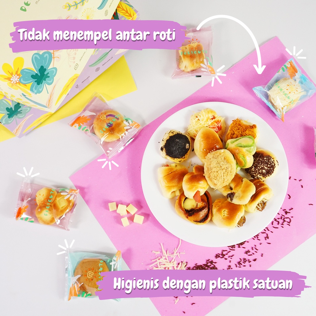 Roti Delicute Bun isi 24pcs Kemasan Box - Mix Rasa (bebas pilih)-3