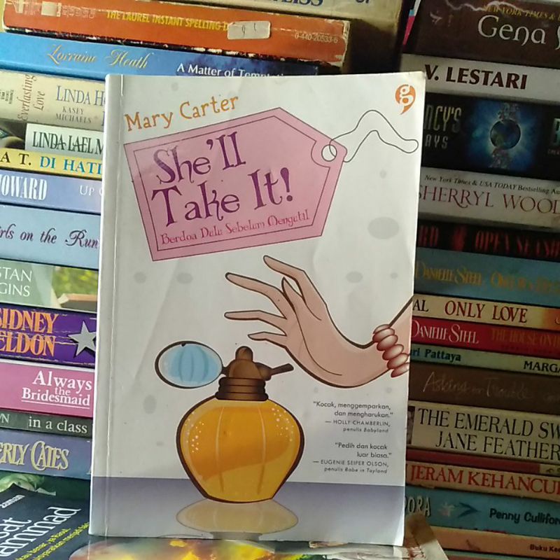

Novel She'll take it-berdoa dulu sebelum mengutil-Mary Carter