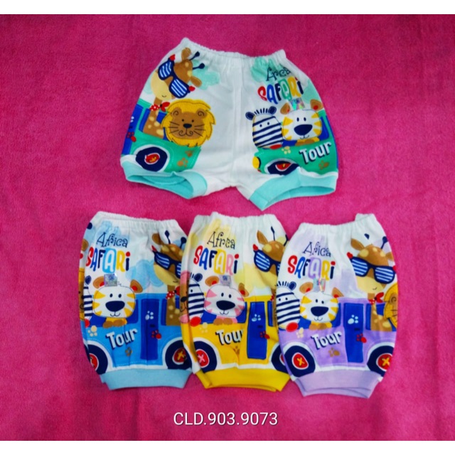 4pcs!! Celana pendek bayi newborn katun halus unisex berSNI Nasuka