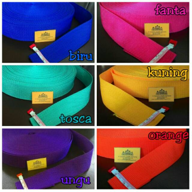 (METERAN) Webbing nylon 3,8cm