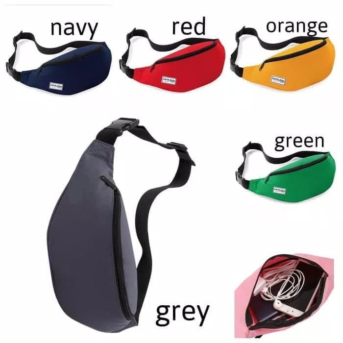 WAIST BAG FANNY PACK TERBARU - FANNY PINK
