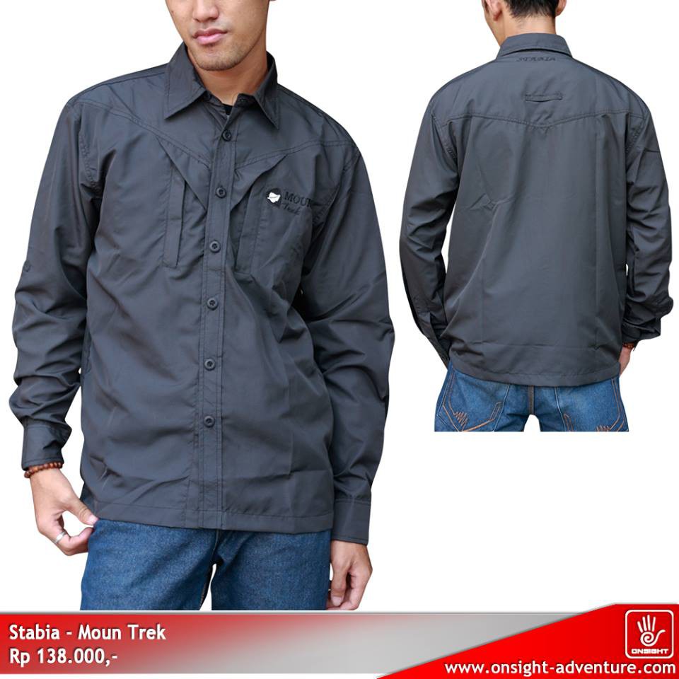 Kemeja Lapangan Mount Trek Stabia