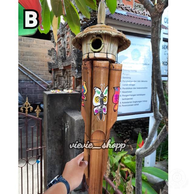 Hiasan Rumah/ Hiasan Lonceng Bambu Jumbo