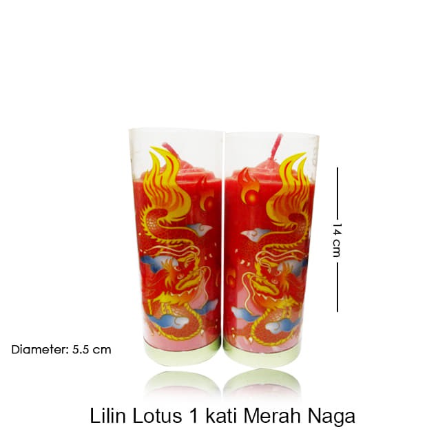 Lilin sembahyang 1 kati lotus