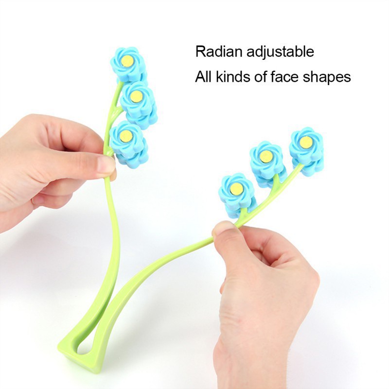 ALAT PIJAT WAJAH BUNGA SLIMMING FACIAL ROLLER LA110RD PENIRUS WAJAH MASSAGER FACE LIFT DOUBLE CHIN