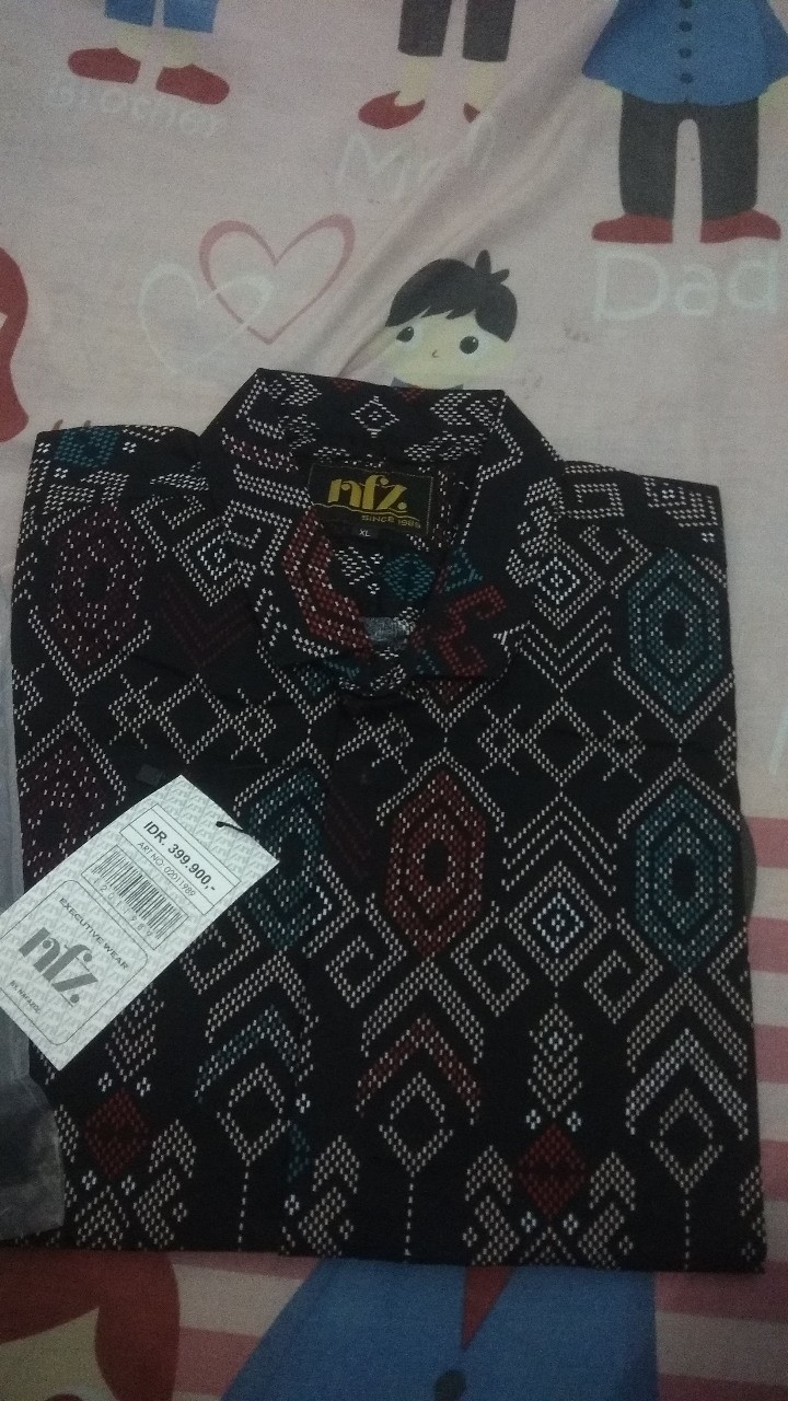 New Arrival Distro Batik Pria Bordir Sogan Hrb026 Batikaf Notoarto Batik