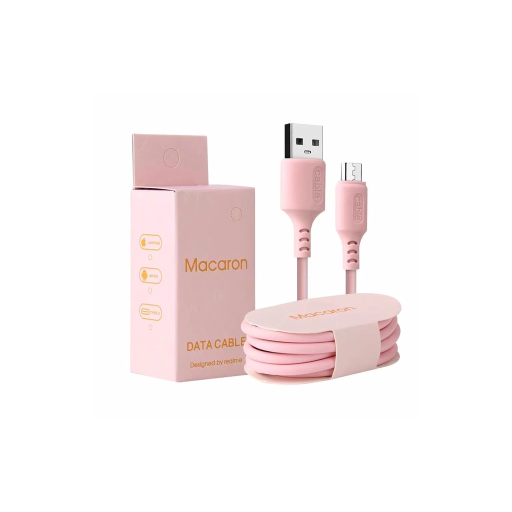 MACARON Data Cable / Kabel Data Macaron V8 Micro USB Fast Charging