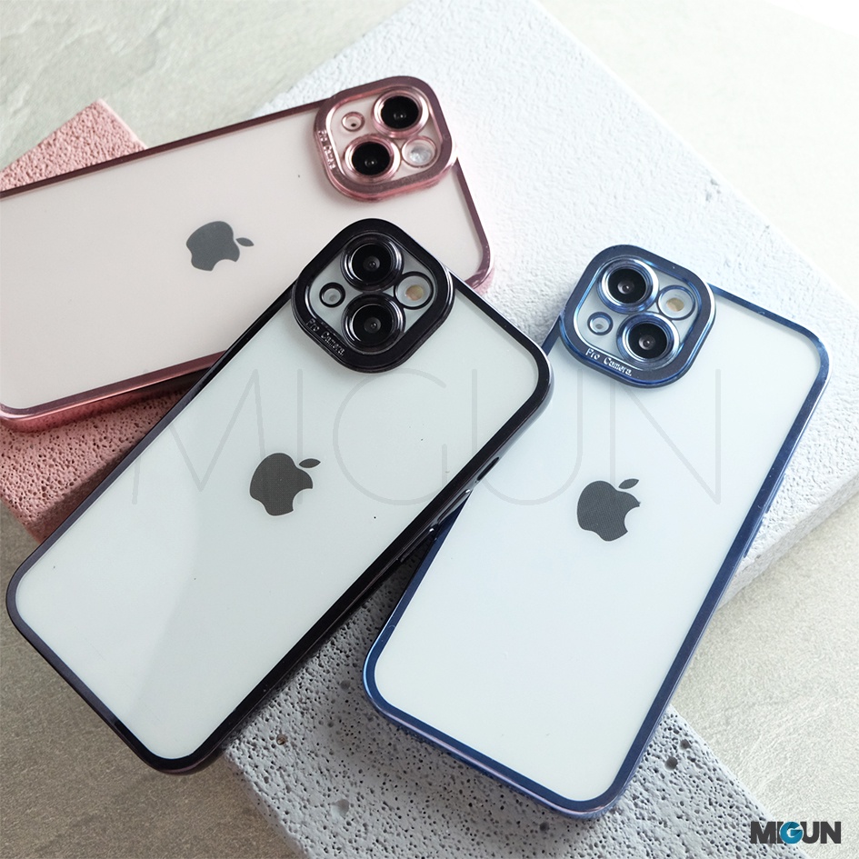 Metallic ProCamera Silicone Case iPhone 7 8 Plus X XS MAX XR 11 12 13 PRO MAX MINI
