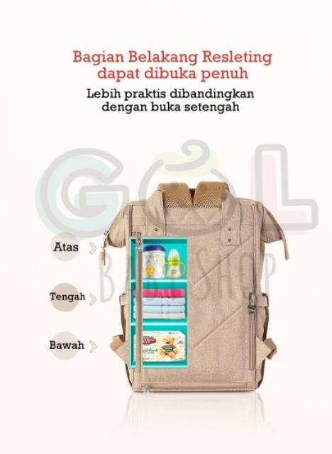 READY STOCK TAS RANSEL DIAPER BAG DISNEY MUMMY BAG PRINTING SERIES ORIGINAL