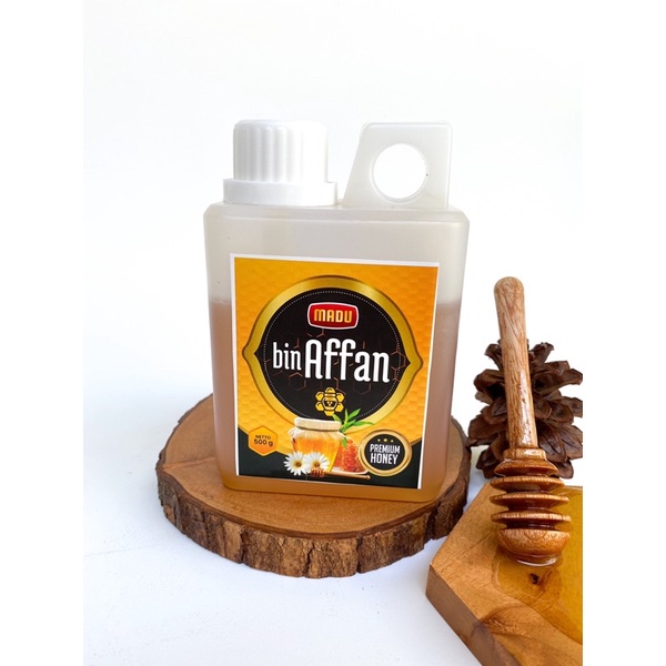 

BIN AFFAN Madu Murni Asli Raw Honey MULTIFLORA Grade A 500gr