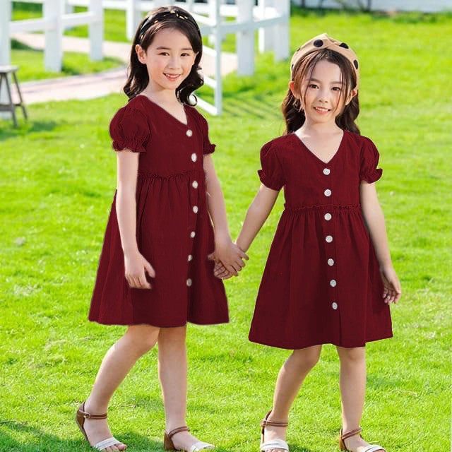 Tokomilkan - Dress Baju Anak Perempuan NOVELIA Dress Kids / Dress Anak Cewek