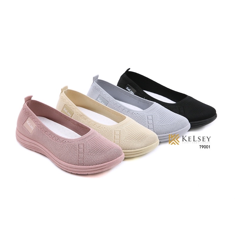 NICOLE SEPATU FLAT KELSEY T9001 SEPATU FLYKNIT FLAT SHOES SEPATU WANITA