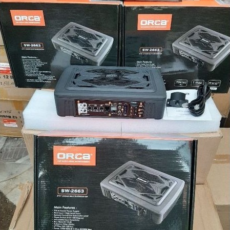 Subwoofer ORCA Kolong Jok Mobil Subwoofer Kolong Aktive ORCA 2663