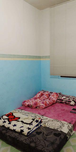 L001ls Wallpaper Sticker Ku - Biru 45cm X 9-10m Wallpaper Dinding