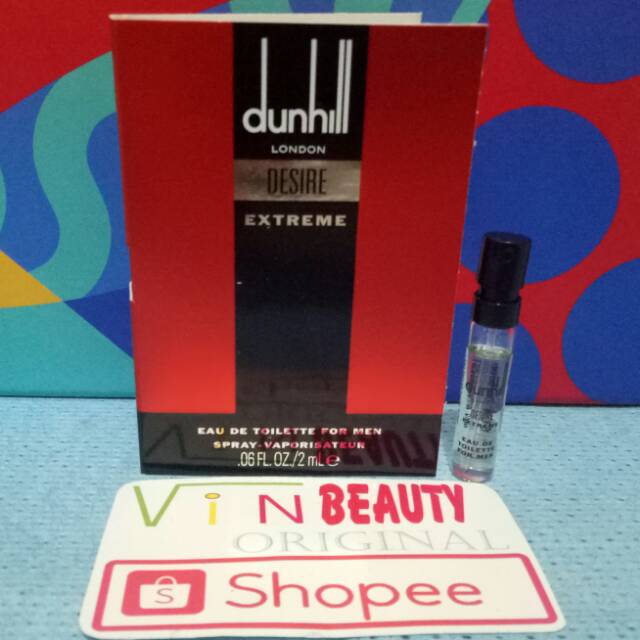 Vial Parfum OriginaL Dunhill London Desire Extreme EDT For Men Murah