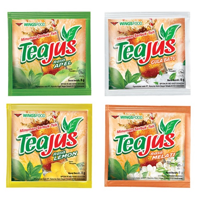 

TEA JUS APEL GULA LEMON MADU MELATI RENTENG ALL VARIAN