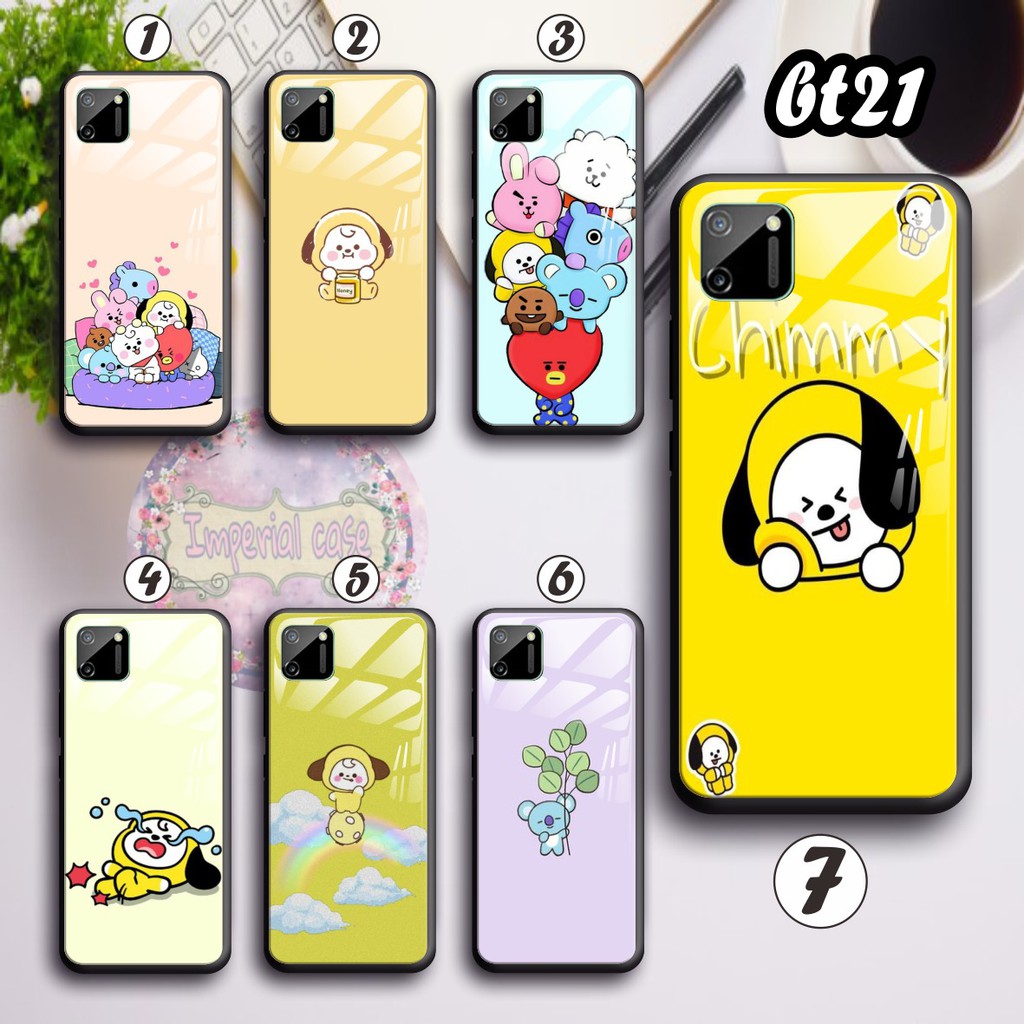 back case glass KARTUN Oppo A3s A1k A5 A9 2020 A7 F9 A5s A31 A52 a53 A92 A37 A57 A59 A71 A83 IC1172