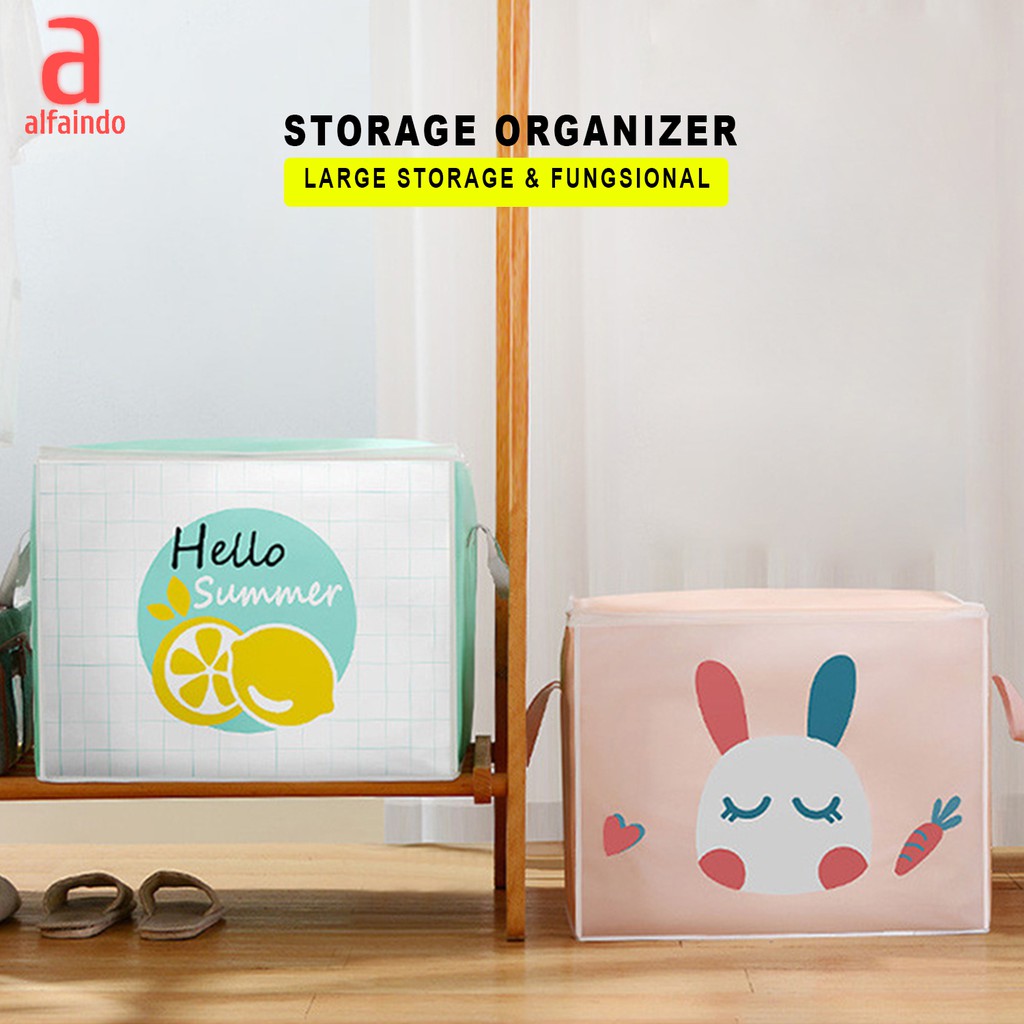 Kotak penyimpanan baju mainan Storage box organizer serbaguna TP006