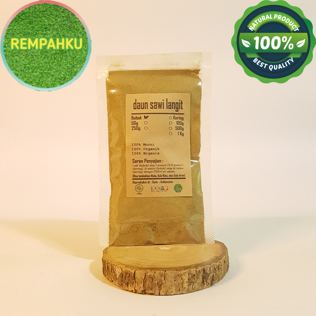 

DAUN SAWI LANGIT MUKA MANIS BUBUK 100 GRAM - Vernonia Cinerea -