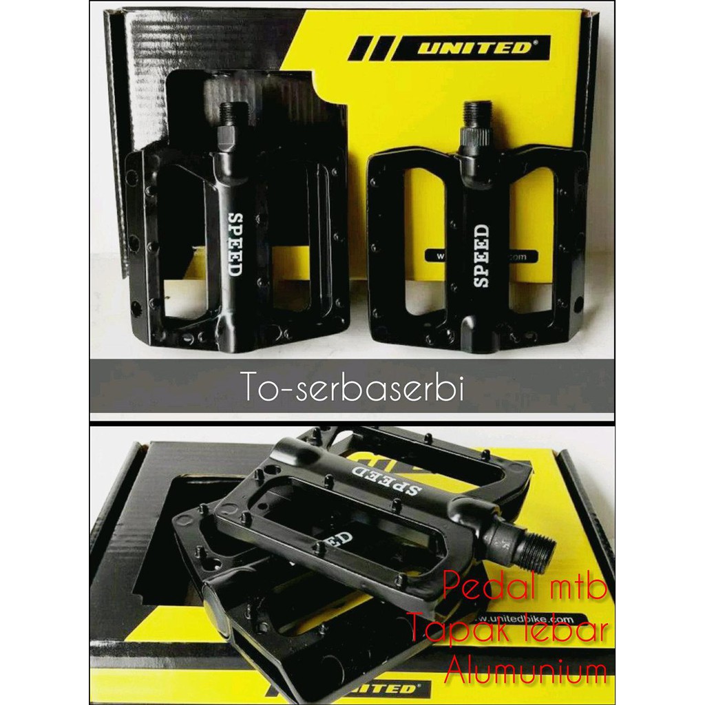 pedal mtb sepeda alumunium pedal sepeda uni sepeda ted speed