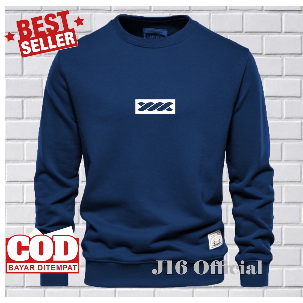 WDZG CREWNECK sweater Distro Pria Bahan Fleece Tebal Premium