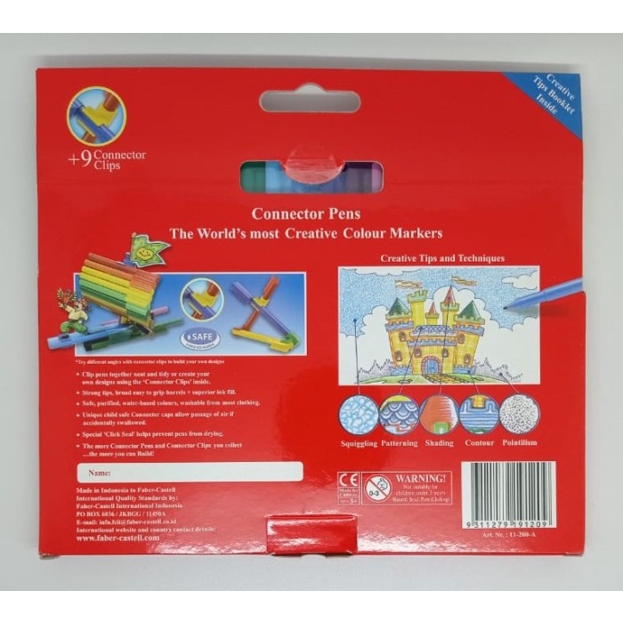 

Terbatas Spidol Faber Castell Connector Pens 20 Promo