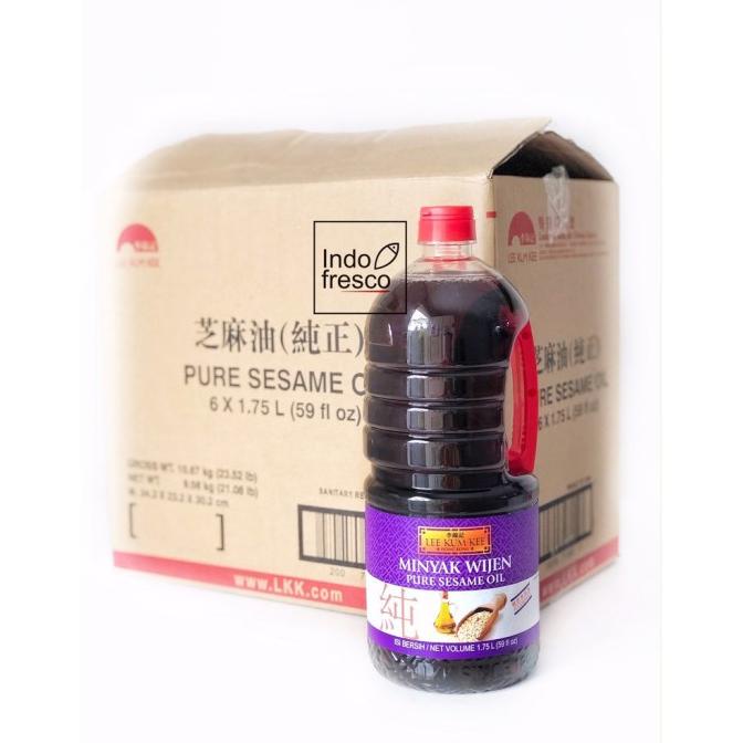 

BISA BAYAR DITEMPAT Lee Kum Kee Pure Sesame Oil- Minyak Wijen 1750ml import quality PROMO
