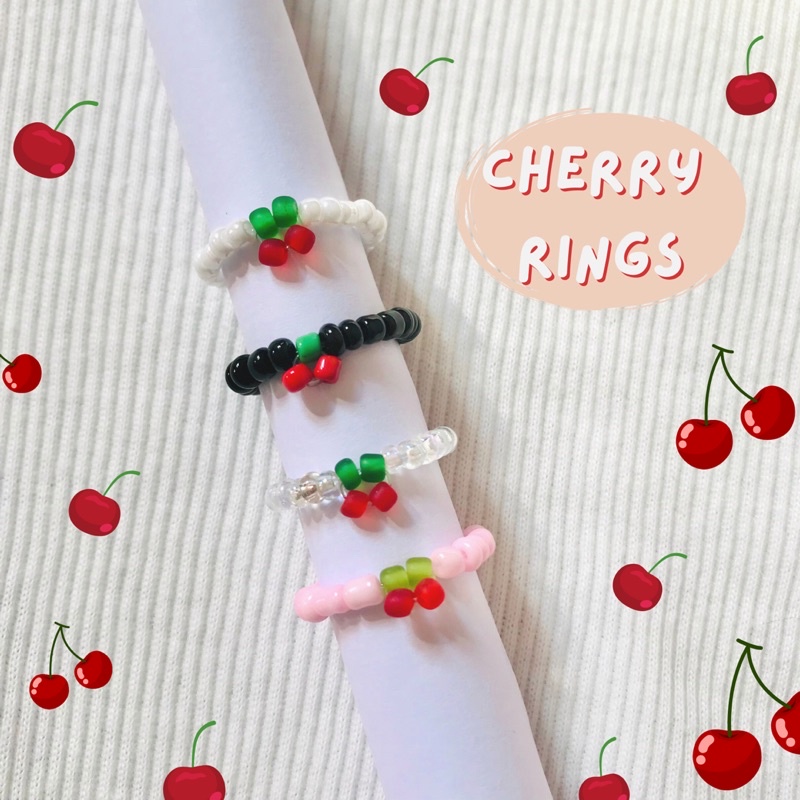 Cherry Beads Series/Cherry Bracelet/Cherry Rings