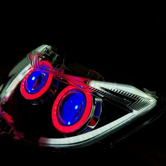Yamaha Nmax - Lampu Depan Hid Proyektor Angel Eyes Devil Eyes ( Projie